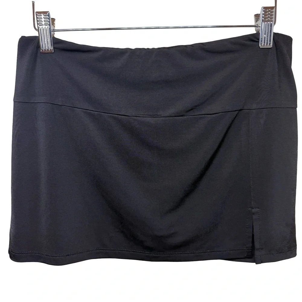 WHITE FOX Act Brand New Black Mini Skort Size Medium - Picture 3 of 8